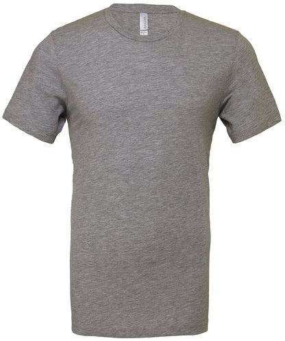 Bella+Canvas CA3001CVC Unisex heather CVC Ribbed crew neck short sleeve t-shirt Single jersey Dark color - COOZO