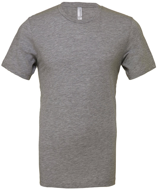 Bella+Canvas CA3001CVC Unisex heather CVC Ribbed crew neck short sleeve t-shirt Single jersey Dark color - COOZO
