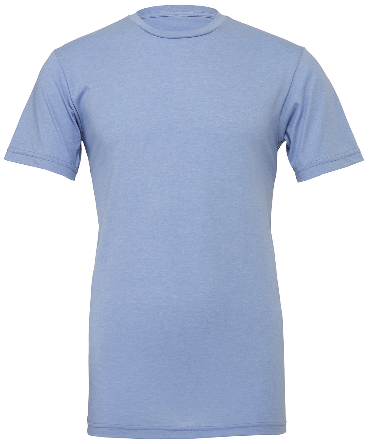 Bella+Canvas CA3001CVC Unisex heather CVC Ribbed crew neck short sleeve t-shirt Single jersey Rich color - COOZO