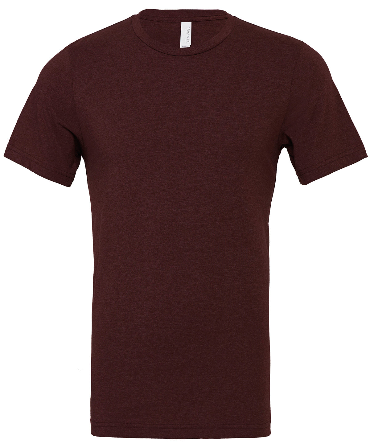 Bella+Canvas CA3001CVC Unisex heather CVC Ribbed crew neck short sleeve t-shirt Single jersey Dark color - COOZO