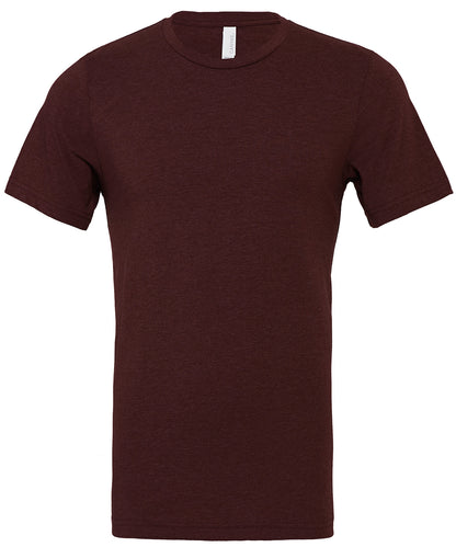 Bella+Canvas CA3001CVC Unisex heather CVC Ribbed crew neck short sleeve t-shirt Single jersey Dark color - COOZO
