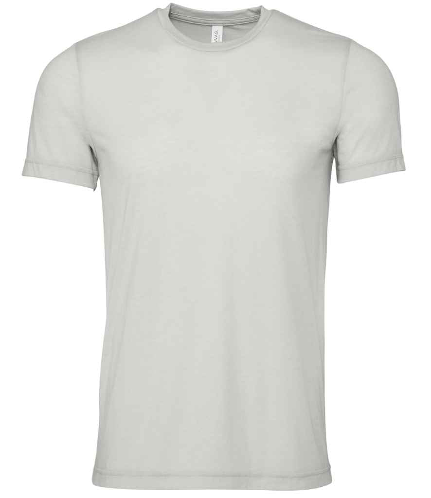 Bella+Canvas CA3001CVC Unisex heather CVC Ribbed crew neck short sleeve t-shirt Single jersey Rich color - COOZO