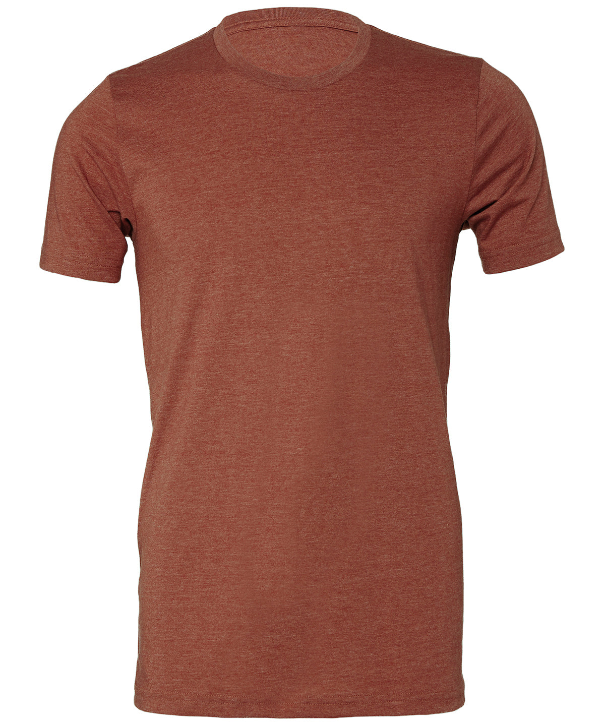 Bella+Canvas CA3001CVC Unisex heather CVC Ribbed crew neck short sleeve t-shirt Single jersey Dark color - COOZO