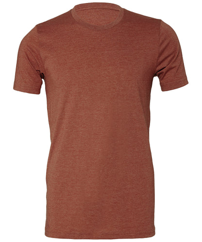 Bella+Canvas CA3001CVC Unisex heather CVC Ribbed crew neck short sleeve t-shirt Single jersey Dark color - COOZO