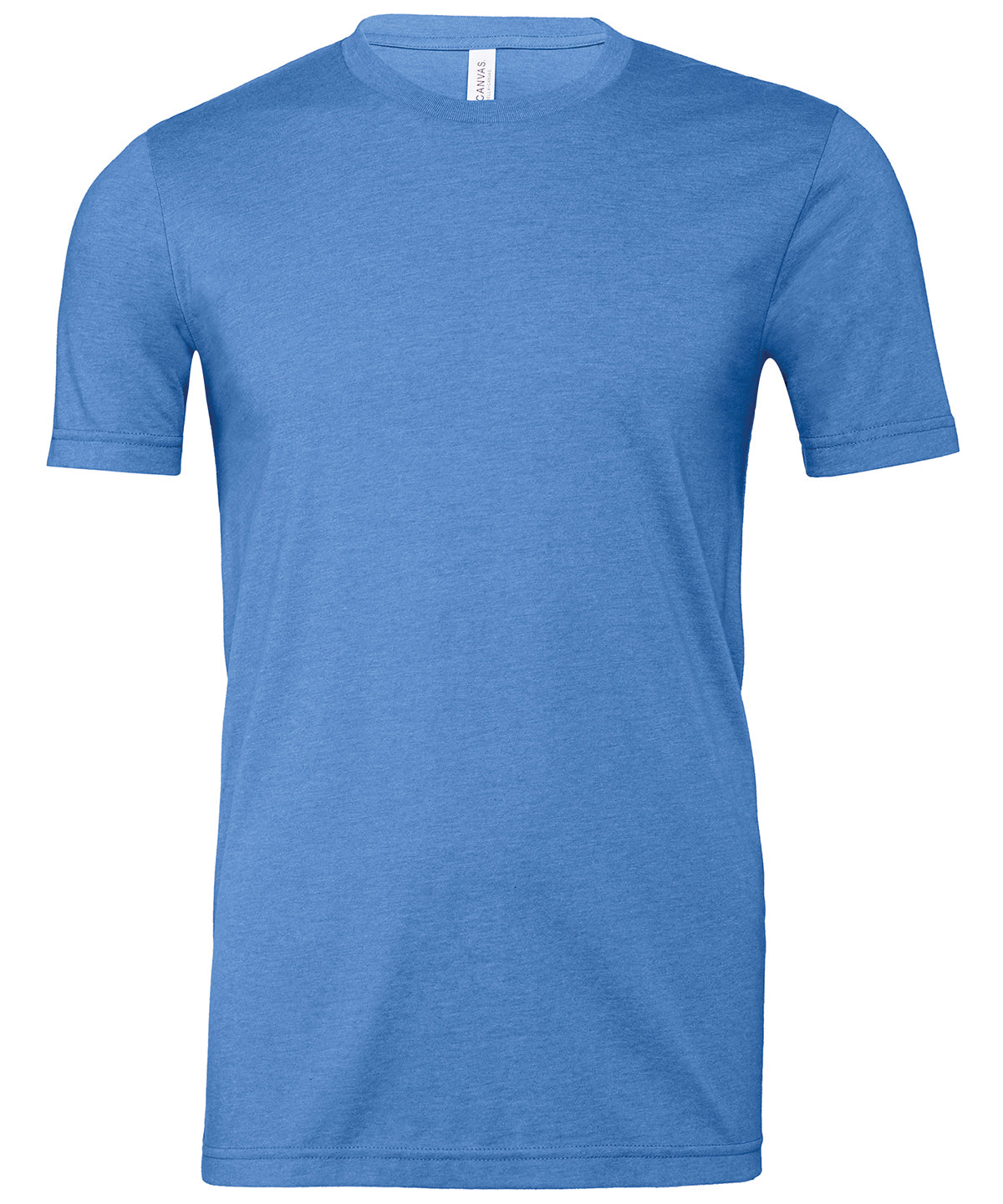 Bella+Canvas CA3001CVC Unisex heather CVC Ribbed crew neck short sleeve t-shirt Single jersey Rich color - COOZO