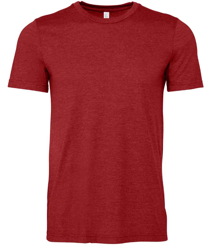 Bella+Canvas CA3001CVC Unisex heather CVC Ribbed crew neck short sleeve t-shirt Single jersey Rich color - COOZO