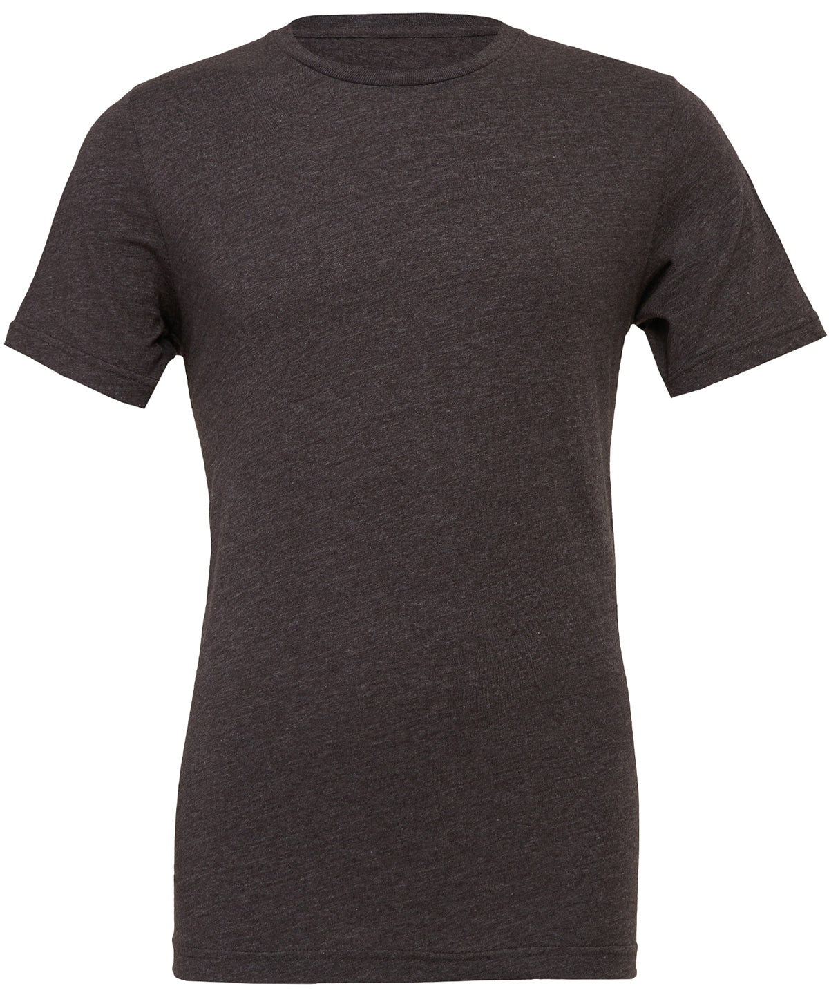 Bella+Canvas CA3001CVC Unisex heather CVC Ribbed crew neck short sleeve t-shirt Single jersey Dark color - COOZO