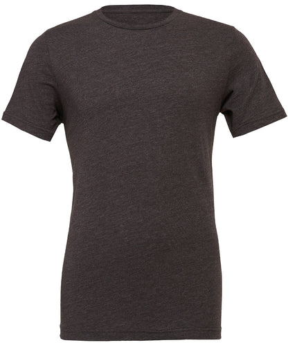 Bella+Canvas CA3001CVC Unisex heather CVC Ribbed crew neck short sleeve t-shirt Single jersey Dark color - COOZO