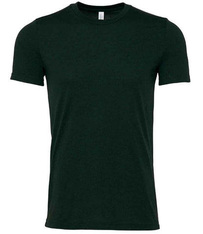 Bella+Canvas CA3001CVC Unisex heather CVC Ribbed crew neck short sleeve t-shirt Single jersey Rich color - COOZO