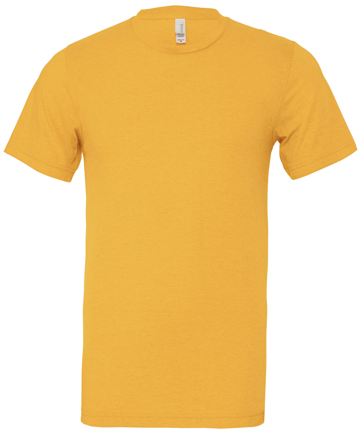 Bella+Canvas CA3001CVC Unisex heather CVC Ribbed crew neck short sleeve t-shirt Single jersey Rich color - COOZO
