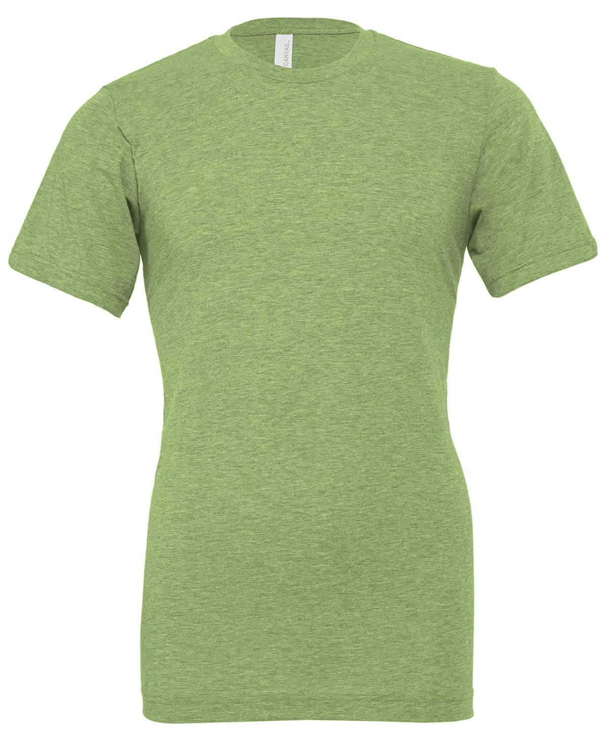 Bella+Canvas CA3001CVC Unisex heather CVC Ribbed crew neck short sleeve t-shirt Single jersey Rich color - COOZO