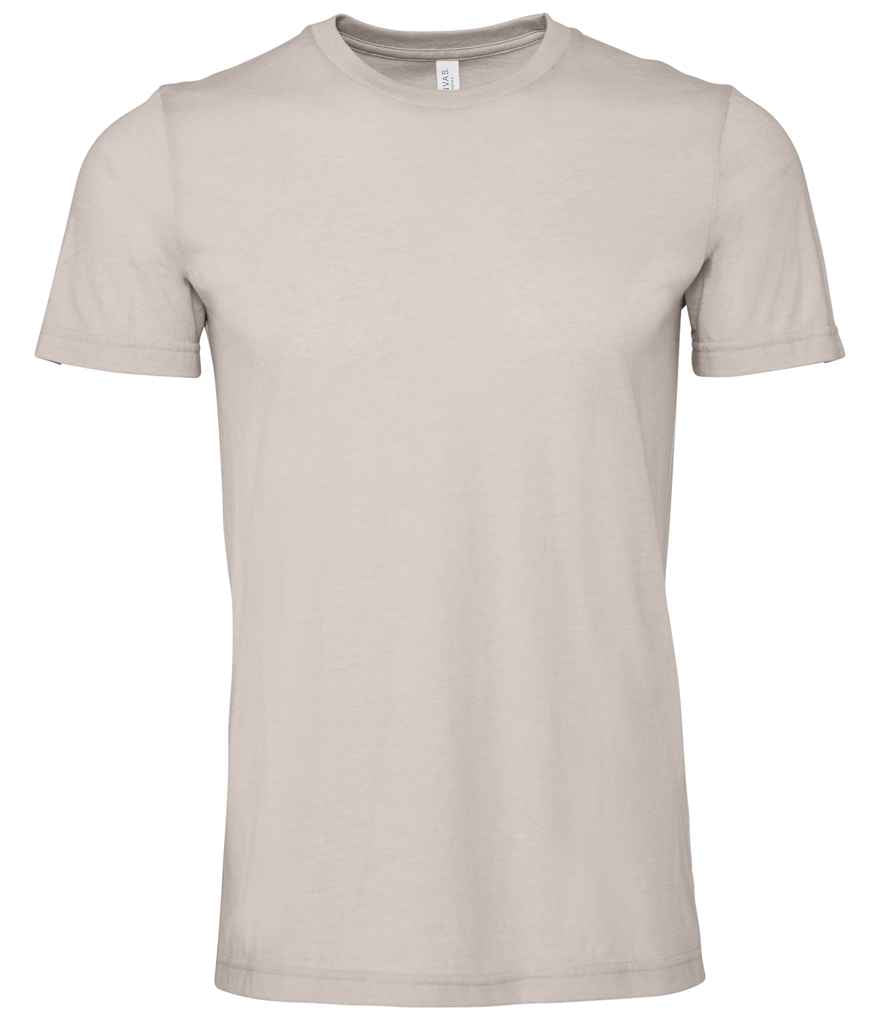 Bella+Canvas CA3001CVC Unisex heather CVC Ribbed crew neck short sleeve t-shirt Single jersey Light color - COOZO