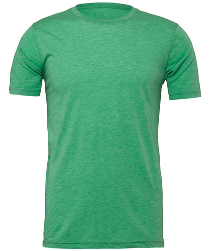Bella+Canvas CA3001CVC Unisex heather CVC Ribbed crew neck short sleeve t-shirt Single jersey Rich color - COOZO