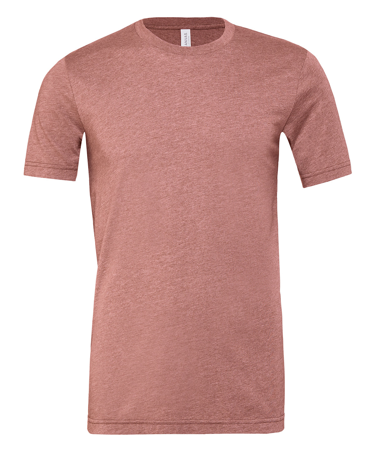 Bella+Canvas CA3001CVC Unisex heather CVC Ribbed crew neck short sleeve t-shirt Single jersey Rich color - COOZO