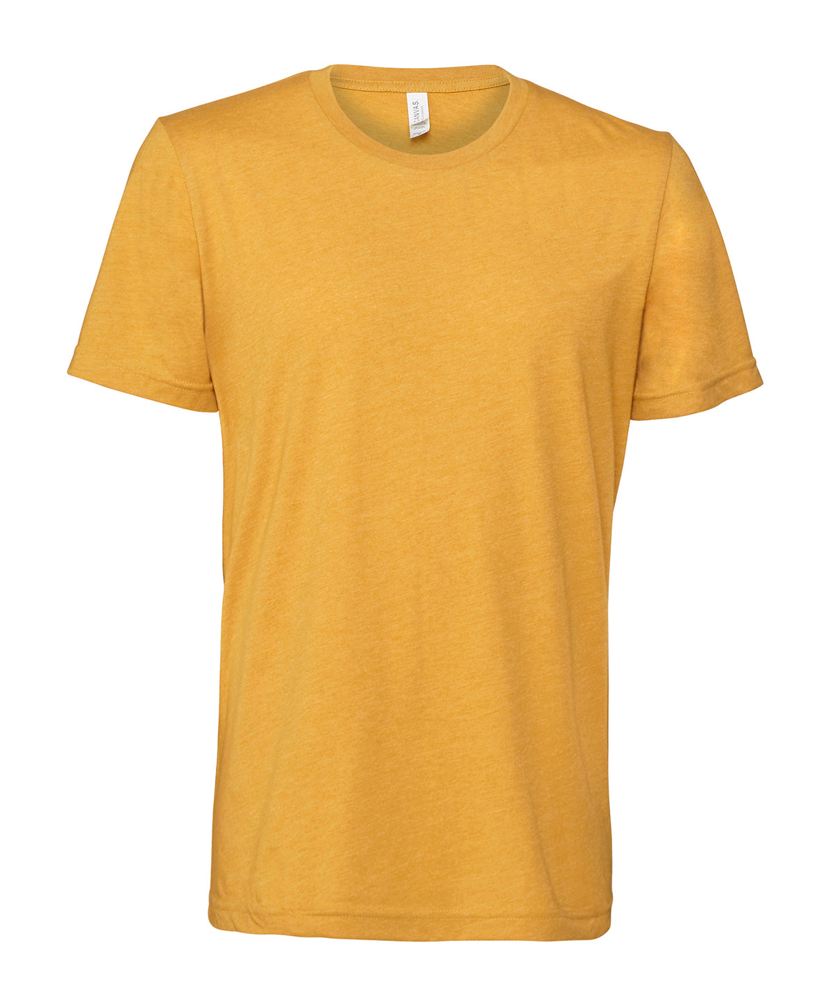 Bella+Canvas CA3001CVC Unisex heather CVC Ribbed crew neck short sleeve t-shirt Single jersey Rich color - COOZO