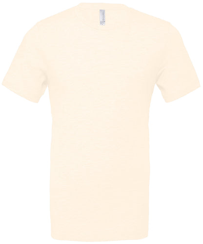 Bella+Canvas CA3001CVC Unisex heather CVC Ribbed crew neck short sleeve t-shirt Single jersey Light color - COOZO