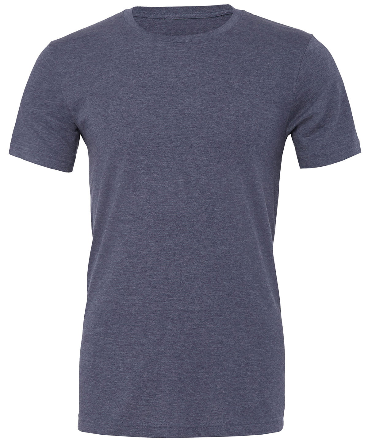 Bella+Canvas CA3001CVC Unisex heather CVC Ribbed crew neck short sleeve t-shirt Single jersey Dark color - COOZO