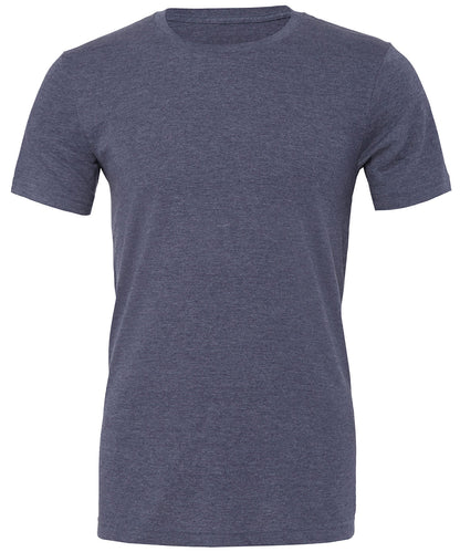 Bella+Canvas CA3001CVC Unisex heather CVC Ribbed crew neck short sleeve t-shirt Single jersey Dark color - COOZO