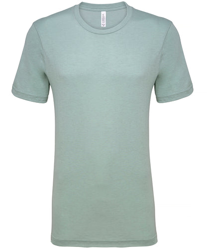 Bella+Canvas CA3001CVC Unisex heather CVC Ribbed crew neck short sleeve t-shirt Single jersey Rich color - COOZO