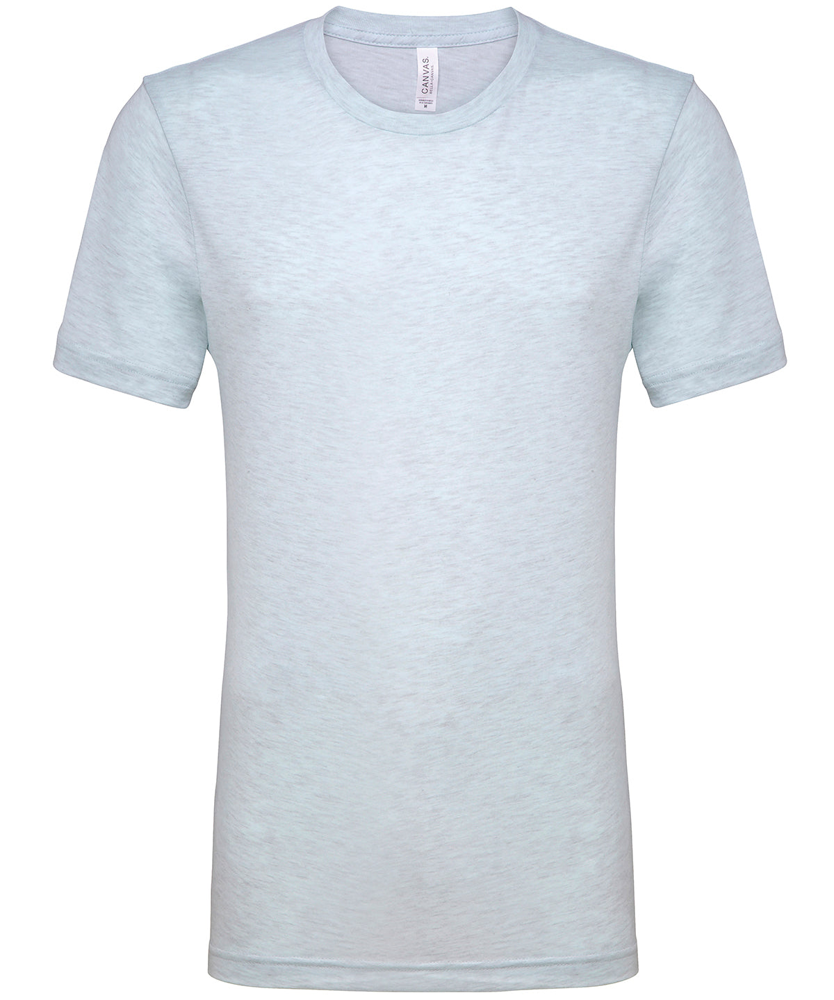 Bella+Canvas CA3001CVC Unisex heather CVC Ribbed crew neck short sleeve t-shirt Single jersey Light color - COOZO
