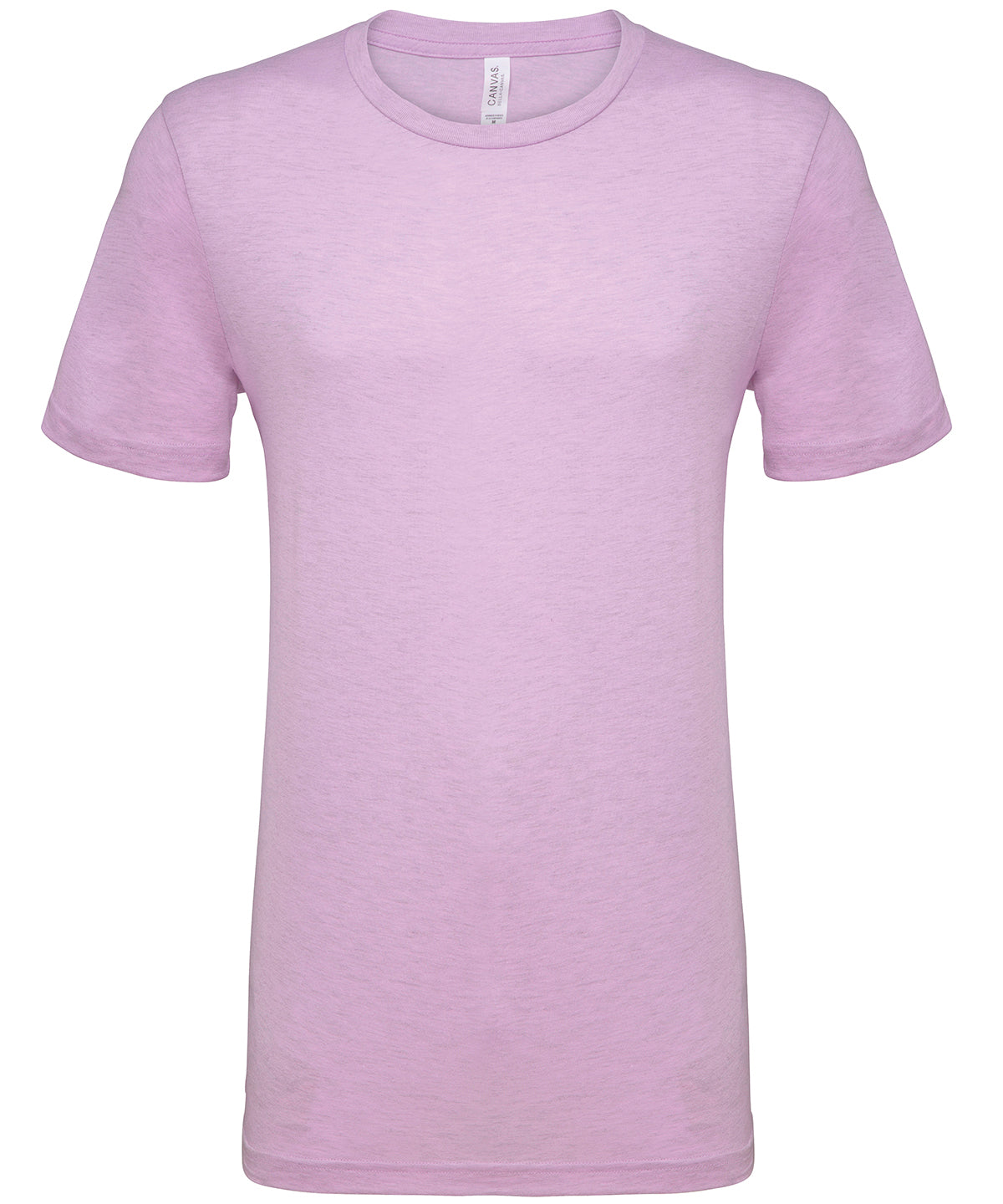 Bella+Canvas CA3001CVC Unisex heather CVC Ribbed crew neck short sleeve t-shirt Single jersey Light color - COOZO