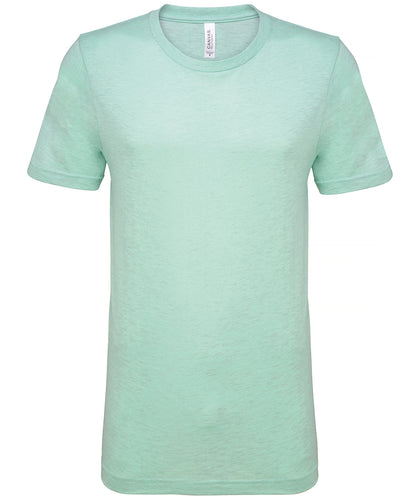 Bella+Canvas CA3001CVC Unisex heather CVC Ribbed crew neck short sleeve t-shirt Single jersey Light color - COOZO