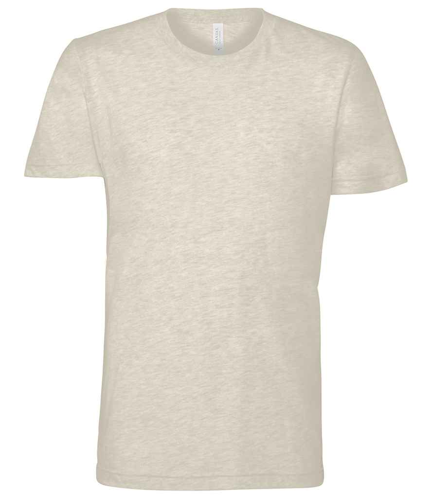 Bella+Canvas CA3001CVC Unisex heather CVC Ribbed crew neck short sleeve t-shirt Single jersey Light color - COOZO