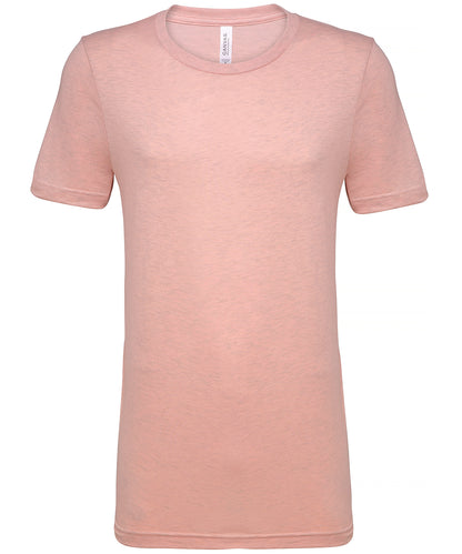 Bella+Canvas CA3001CVC Unisex heather CVC Ribbed crew neck short sleeve t-shirt Single jersey Light color - COOZO