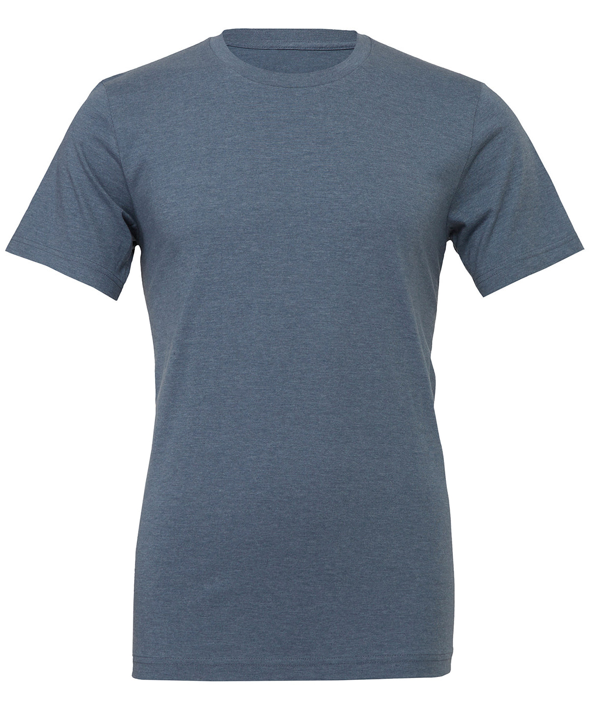 Bella+Canvas CA3001CVC Unisex heather CVC Ribbed crew neck short sleeve t-shirt Single jersey Dark color - COOZO