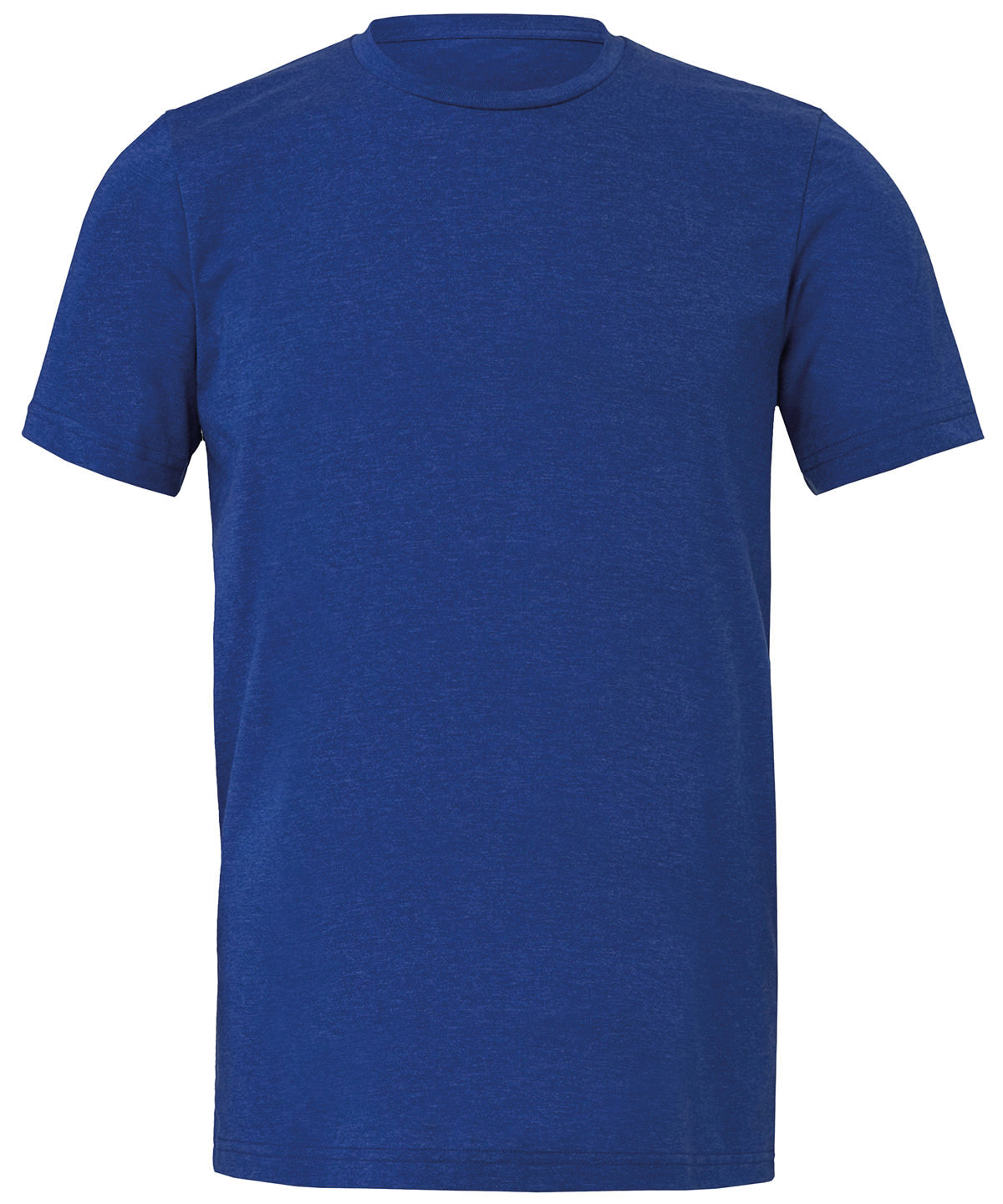 Bella+Canvas CA3001CVC Unisex heather CVC Ribbed crew neck short sleeve t-shirt Single jersey Dark color - COOZO