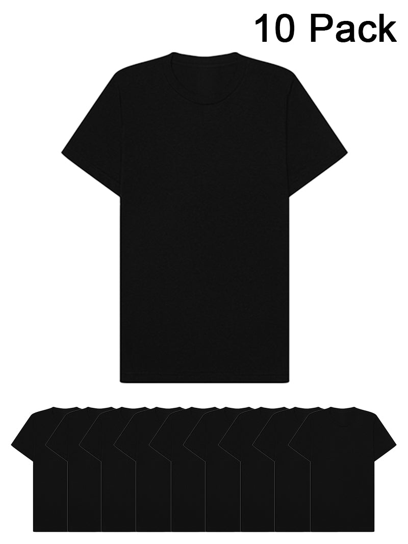 Bella+Canvas CA3001ECO Pack of 10 Mens EcoMax Short Sleeve Tees
