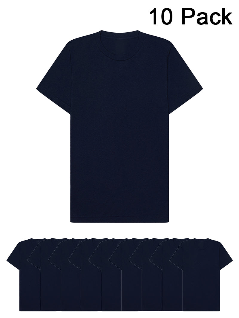 Bella+Canvas CA3001ECO Pack of 10 Mens EcoMax Short Sleeve Tees