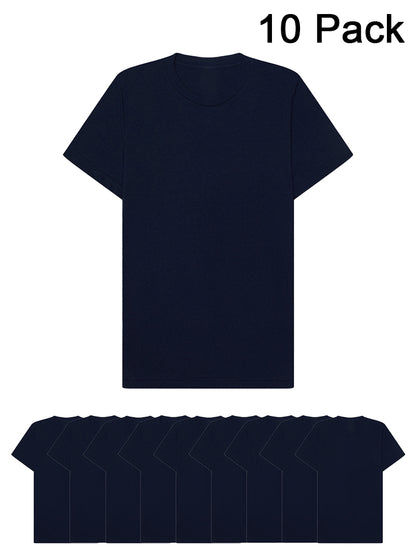 Bella+Canvas CA3001ECO Pack of 10 Mens EcoMax Short Sleeve Tees
