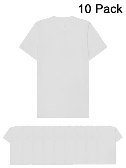 Bella+Canvas CA3001ECO Pack of 10 Mens EcoMax Short Sleeve Tees