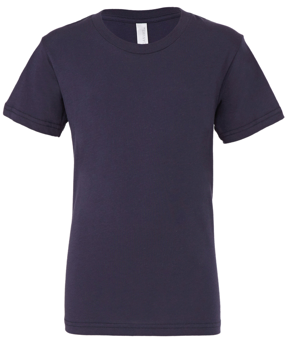 Bella+Canvas CA3001Y Unisex Youths Crew Neck T-Shirt 100% cotton Side-seamed - COOZO
