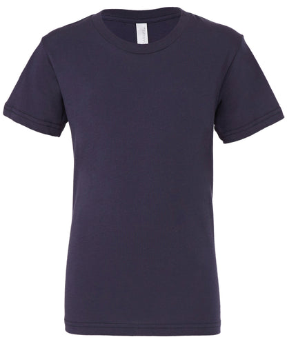 Bella+Canvas CA3001Y Unisex Youths Crew Neck T-Shirt 100% cotton Side-seamed - COOZO