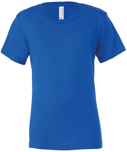 Bella+Canvas CA3001Y Unisex Youths Crew Neck T-Shirt 100% cotton Side-seamed - COOZO
