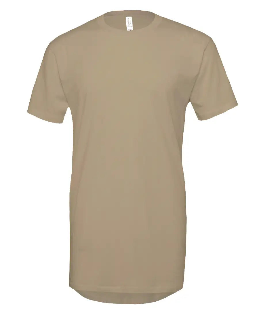 Bella+Canvas CA3006 Men's Long Body Urban Tee 100% cotton Side seamed Longer body - COOZO