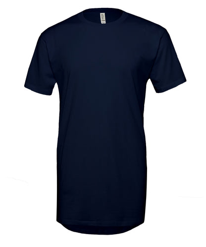 Bella+Canvas CA3006 Men's Long Body Urban Tee 100% cotton Side seamed Longer body - COOZO