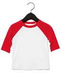 Bella+Canvas CA3200Y Youths 3/4 Sleeve Baseball T-Shirt - COOZO