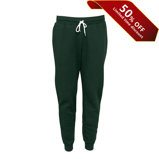 Bella+Canvas CA3727 Unisex Jogger softest fleece fabric Sweatpants Side pockets Ribbed ankle cuff