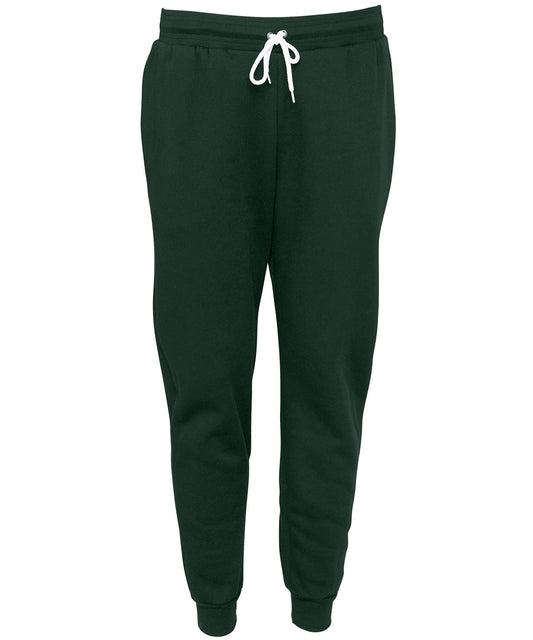 Bella+Canvas CA3727 Unisex Jogger softest fleece fabric Sweatpants Side pockets Ribbed ankle cuff - COOZO