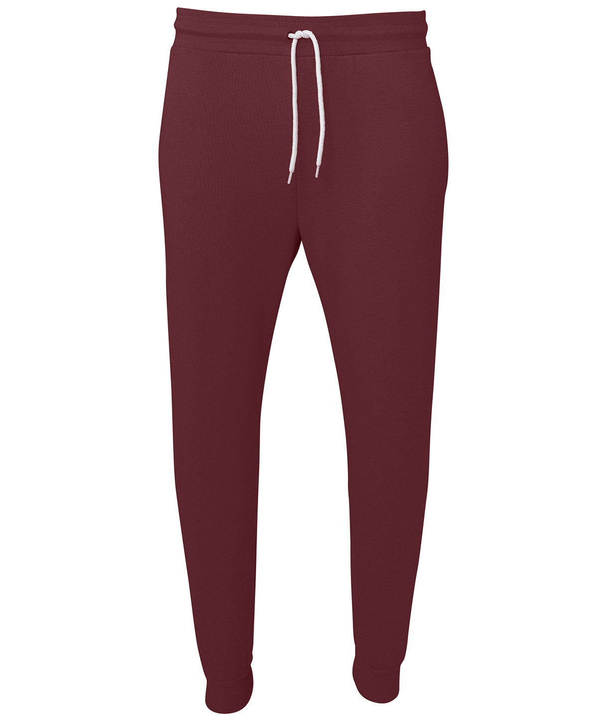 Bella+Canvas CA3727 Unisex Jogger softest fleece fabric Sweatpants Side pockets Ribbed ankle cuff - COOZO