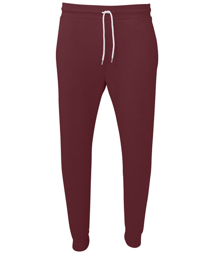 Bella+Canvas CA3727 Unisex Jogger softest fleece fabric Sweatpants Side pockets Ribbed ankle cuff - COOZO