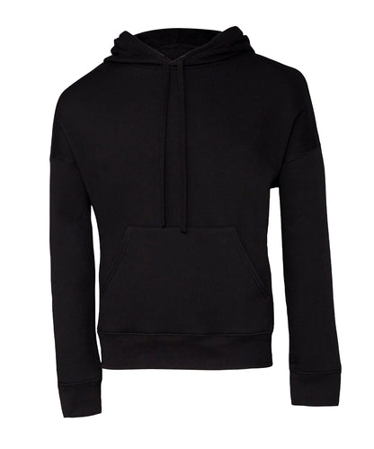 Bella + Canvas CA3729 Unisex sponge fleece pullover DTM hoodie kangaroo pockets fashion-forward dyed drawcords - COOZO