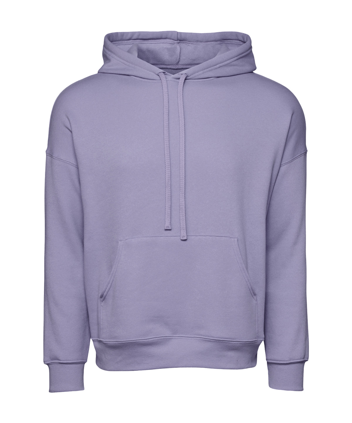 Bella + Canvas CA3729 Unisex sponge fleece pullover DTM hoodie kangaroo pockets fashion-forward dyed drawcords - COOZO
