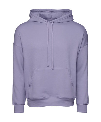 Bella + Canvas CA3729 Unisex sponge fleece pullover DTM hoodie kangaroo pockets fashion-forward dyed drawcords - COOZO