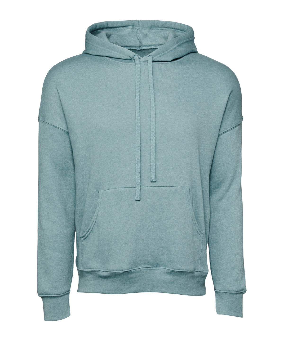 Bella + Canvas CA3729 Unisex sponge fleece pullover DTM hoodie kangaroo pockets fashion-forward dyed drawcords - COOZO