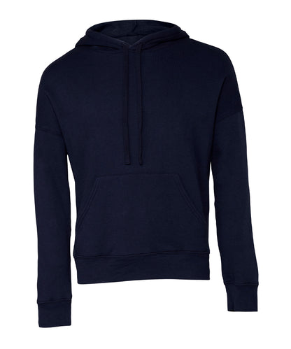 Bella + Canvas CA3729 Unisex sponge fleece pullover DTM hoodie kangaroo pockets fashion-forward dyed drawcords - COOZO