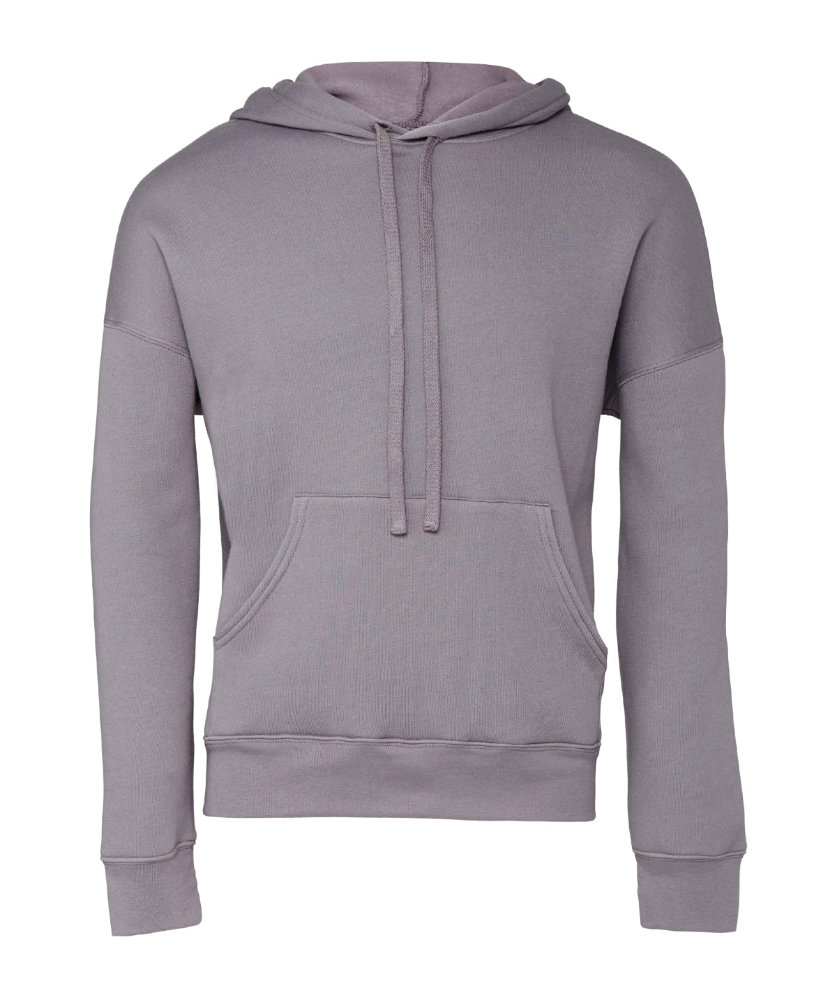 Bella + Canvas CA3729 Unisex sponge fleece pullover DTM hoodie kangaroo pockets fashion-forward dyed drawcords - COOZO